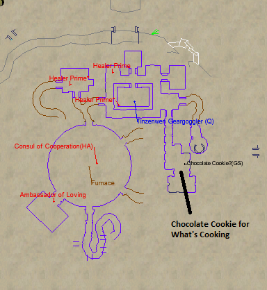 Chocolate Cookie Map Location
